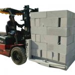 Hydraulic Forklift Concrete Bricks / Block Lift Clamp